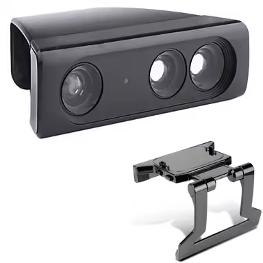 Zoom Play Range Reduction Lens Wide Angl Universal Adapter+Adjustable TV Clip Clamp Mount Stand For 