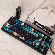 Aventurine Keycaps Cherry / MOA Profile 120 Keys PBT Wooting Aula F75 Mechanical Keycap Dye Sublimat