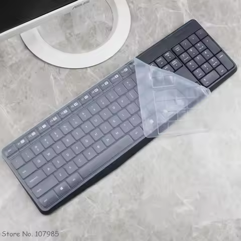For Logitech K235 Mk235 MK315 K375 K375S Silicone Mechanical Wireless Bluetooth Desktop Keyboard Cov