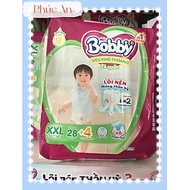 Tặng thêm 4 miếng | Tã Quần Bobby Cho Bé Size XXL 28 Miếng 15 Đến 25 Kg - Bỉm Quần Trẻ Em Bobby Size