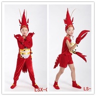 【天赐姻缘婚庆店】 Big Shrimp Children's Performance Costume Undersea Sea Life Animal Costume Lobster Dance P