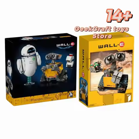 Disney DIY 21303 43279 'Robot Wall-E and Eve' Model Kit, Birthday Gift, Christmas Gift, Halloween Gi