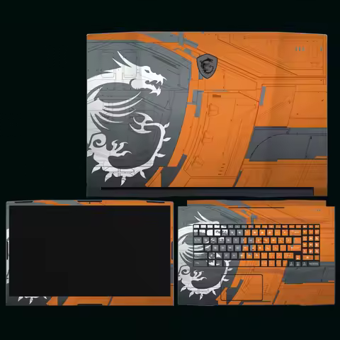 Laptop Stickers for MSI GE66/GE76/GE75/GE77 17.3" Vinyl Decal NoteBook Protective Fim Support Custom