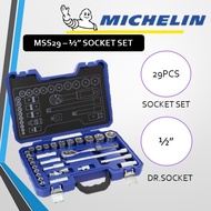 MICHELIN 29PCS SOCKET WRENCH SET MSS29 - Original Michelin Set - 1 Year Local Warranty
