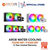 ID-COOLING FX240 / FX360 INF ARGB AIO LIQUID COOLER - BLACK / WHITE