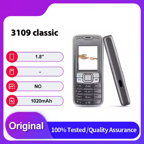 Original Unlocked 3109C 3109 classic Single Sim GSM 900/1800 2G Bluetooth Mobile Phone Russian Arabi