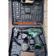 12v Hitz cordless drill with screws bits + 2pc 1.5ah battery + 1pc Charger
