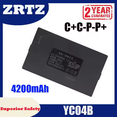 New ZRTZ 4200mAh~5000mAh for Smart Door Lock Battery YC03B YC03A YC04D YC03E YC04B YC03D YC04C YC04E