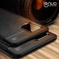 Lenuo เคส TPU นิ่มสำหรับ A53 Samsung Galaxy 5กรัมA13 A14 A34/A42 5กรัมรวมทุกอย่างปกป้องโทรศัพท์ Dermatoglyph หลังซิลิโคน