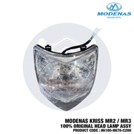 MODENAS KRISS MR2 MR3 100% ORIGINAL HEAD LAMP HEADLIGHT ASSY LAMPU DEPAN 86100-H670-C200