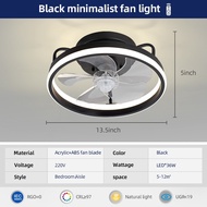 13.5inchs Minimalist Ceiling Fan With Light Household Small Electric Ceiling Fan Light Toilet/Kitche
