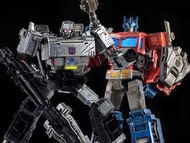 Threezero Set or 2 DLX Optimus Prime & Megatron Siege War of Cybertron Figures