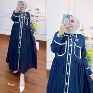 JESSY ACC ZAFIRA MIDI DRESS WD RAYON TWILL LD 110 CM PB 140 CM FULL KANCING Gamis Midi Busui Baju Gamis Wanita Terbaru 2023 Gamis Dress Wanita Simple Gamis Jumbo Gamis Dress Melar Gamis Kondangan Pusat Grosir Pakaian Dewasa Terlaris BEST SELLER