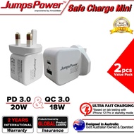 JumpsPower 20W 3.0 PD Fast Charger Adaptor USB QC Fast Charging Adaptor For Mobile Phone Huawei, Iph