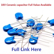 20PCS 1000V Ceramic Capacitor 1KV 82PF 100P 100PF 101 150PF 470PF 471 560PF 561 1nf 102 2.2nf 222 4.