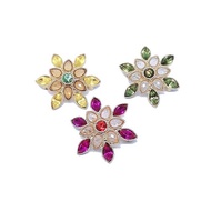 Denni Gold Plated Unique Flower Brooch