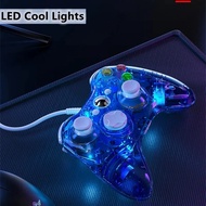 【Limited Quantity】 Aolion Transparent Led Gamepad For Xbox Wired Controller Video Game Joystick For 