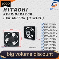 XZ HITACHI REFRIGERATORS FAN MOTOR (3 WIRE) – 92MM X 92MM HH0004962A