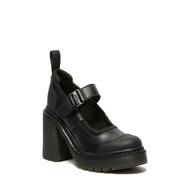 Dr. Martens Eviee Tech Strap Mary Jane Heeled Black Shoes Women