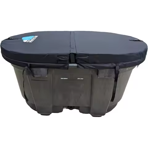100 Gallon Oval Stock Tank Hard Insulated Hot Tub Cover Ice Water Therapy Ice Bath Cover Cold Water 