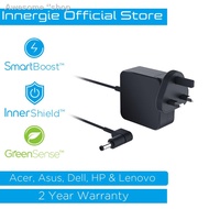 ▼Innergie Universal Laptop Adapter Charger Acer Asus Dell HP Lenovo with Built-in Cable (65W)