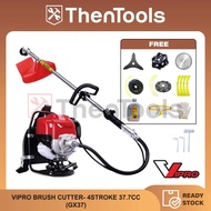 VIPRO 4 STROKE GX37 GX35 BACKPACK BRUSH CUTTER HEAVY DUTY 4 STROKE MESIN RUMPUT GRASS CUTTER