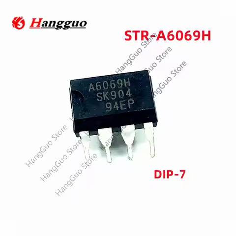 10Pcs/Lot Original STR-A6069H STRA6069H STRA6069 A6069H A6069 DIP-7 IC Chip Best quality