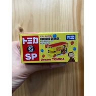 Takara Tomy Dream Tomica SP Curious George Friend Bus model car toy