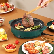 M&amp;m Electric GRILL/BBQ GRILL (Round)/Electric PAN/KOREAN PAN/GRILL PAN/ALL U CAN EAT Easy To Carry
