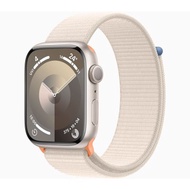 Apple Watch Series 9 智能手錶 GPS 41mm星光色鋁金屬錶殼星光色運動手環 預計7天内發貨 -