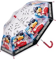 UBV45-A Kids' Vinyl Umbrella, 17.7 inches (45 cm), Cars for 5 to 6 Years Old, Approx. 41.3-45.3 inch
