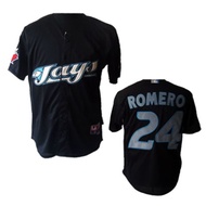 Majestic #24 Toronto Blue Jays Ricky Romero Authentic Cool Base MLB Jersey