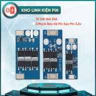 Rechargeable Lithium Battery Protection Circuit 1S 12A 16A 25A for iron battery solar lights 3.2V, 1