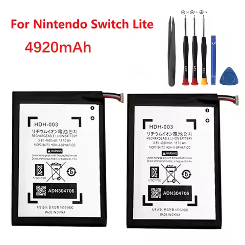 Hdh003 4920mAh HDH-003 HDH 003 Li-ion battery with tools For Nintendo Switch Lite HDH-001 HDH-003 HD
