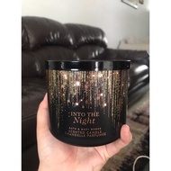 3 wick candle in to the night bath and body works