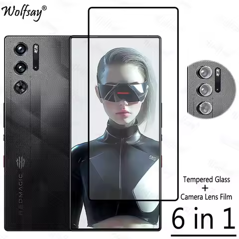 Glass For ZTE nubia Red Magic 9S Pro Screen Protector Red Magic 9S Pro Plus Camera Glass For ZTE nub