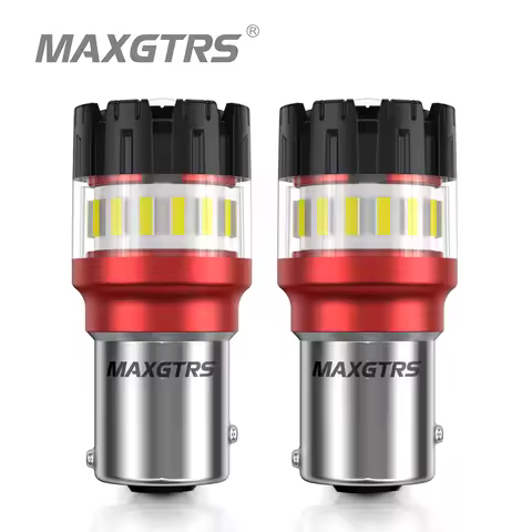 2X T20 LED Light CANBUS 1157 BAY15D P21/5W 7443 W21/5W LED Bulb 3157 P27/7W No Error Daytime Running