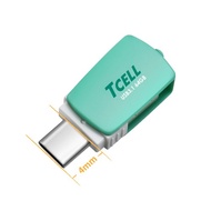 TCELL冠元 USB3.1 Type-C 雙介面 OTG 棉花糖隨身碟64GB-戀綠