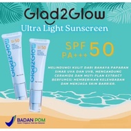Glad2Glow Sunscreen Serum Ultra Light SPF50 P+++ Ceramide - Moisturizer