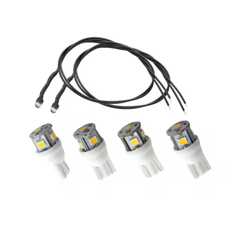 AC8V LED Lamp Kit For Vintage Kenwood KR-3090 KR-2090 KR-2400 KR-3400 KR4400 Pioneer Optonica SA-520