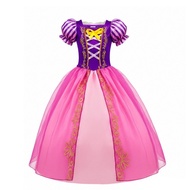 Disney | Girls Disney Rapunzel Tangled Princess Dress Costume Kids Cosplay Princess Birthday Carniva