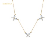 Keiko Julia Vinix Necklace 925 Sterling Silver