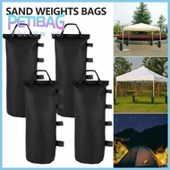 PETIBAG 1/4Pcs Durable Camping Canopy Outdoor Party Tent Set Tent Sandbag Weights Sand Bag Garden Gazebo Foot Leg