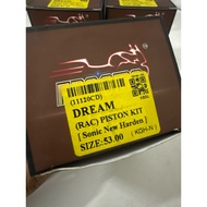 piston kepala tebal sonic f1 53 siap mesin 4 valve