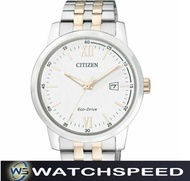 Citizen Eco-Drive BM7284-54A BM7284-54 Solar Two Tone Stainless Steel Analog Men s Watch