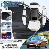 For Honda Fit Jazz 2001~2007 GD1~GD5 GE1~GE3 Car Accessories Window Windshield Sunshade UV Protectio