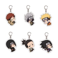 Keychain, Standee, Glass Painting Naruto Uzumaki Uchiha Kakashi Gaara Anime Study Desk Decoration
