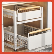 Storage Storage Installation Rack Rack In Cabinet Single-Layer Separation Kitchen Dishes Pull-Out Ra