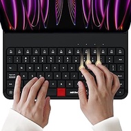 MOKIBO Touchpad Fusion Bluetooth Keyboard Case for iPad Pro 12.9-inch (4th, 5th, 6th gen - 2020, 2021, 2022) Wireless Keyboard with Trackpad - Smart Folio Cover with Pencil Holder