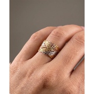 YOURS JEWEL 916 GOLD RAPUNZEL RING
